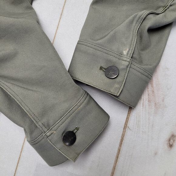 Arc'Teryx Crosswire canvas zip jacket fatigue utility green gray - Picture 5 of 11